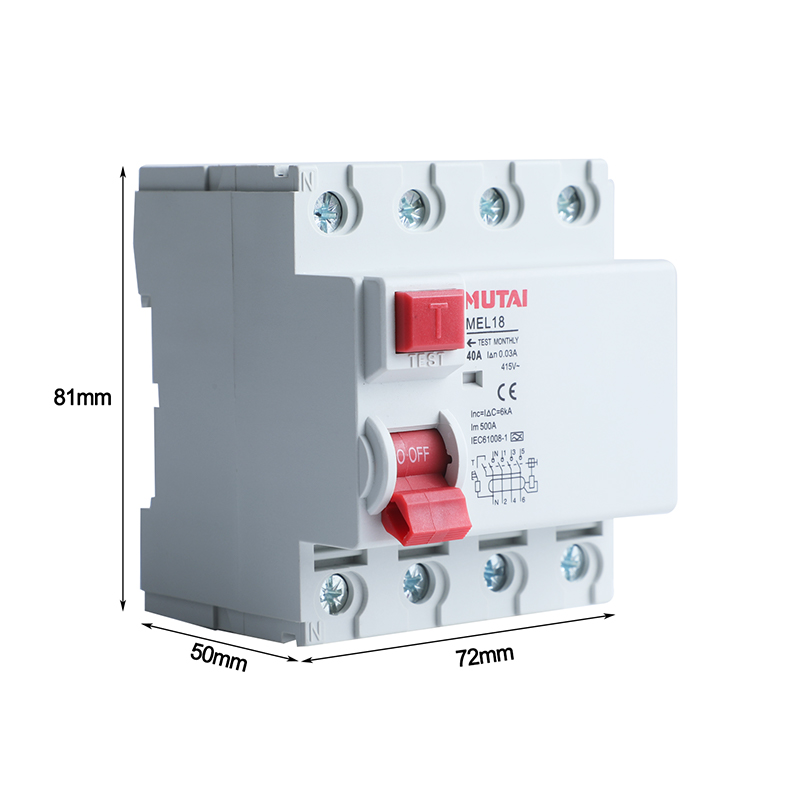 Residual Current Circuit Breaker Size,RCCB Size