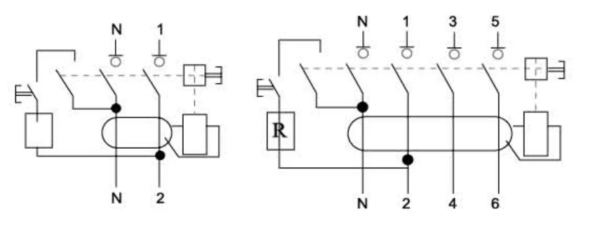 Residual Current Circuit Breaker Operation Diagram